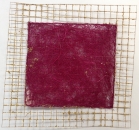 Metallgitter mit Sisal, bordeaux-gold